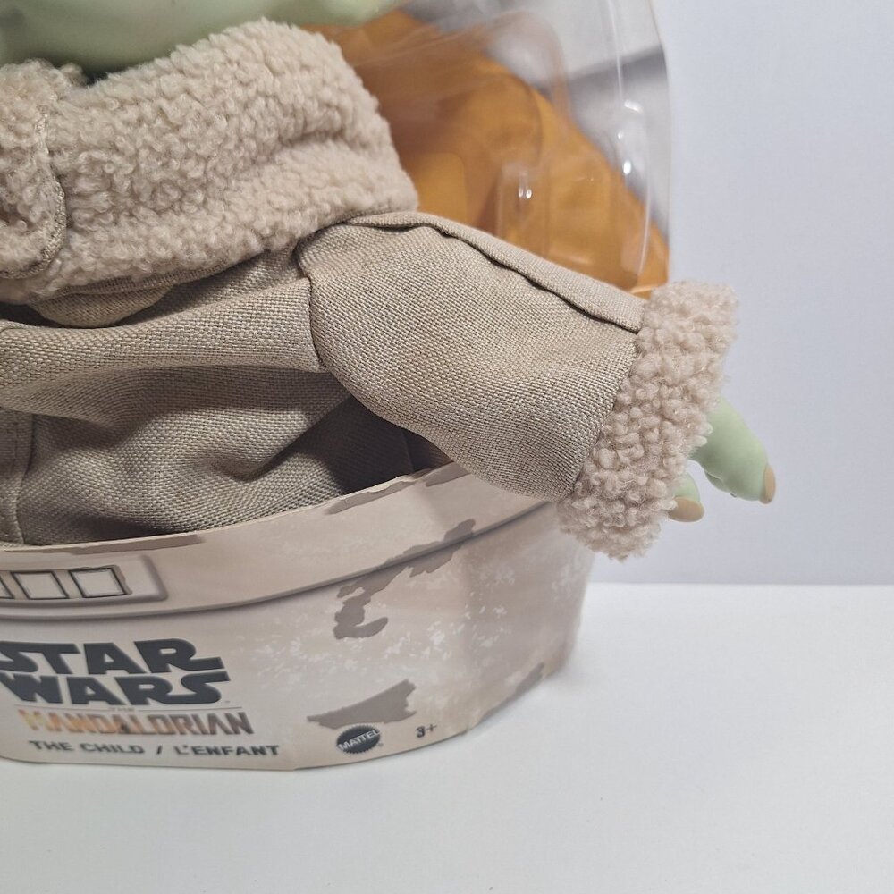 Star Wars The Mandalorian Grogu Child Baby Yoda Plush Toy 11" Disney Mattel - Picture 6 of 16